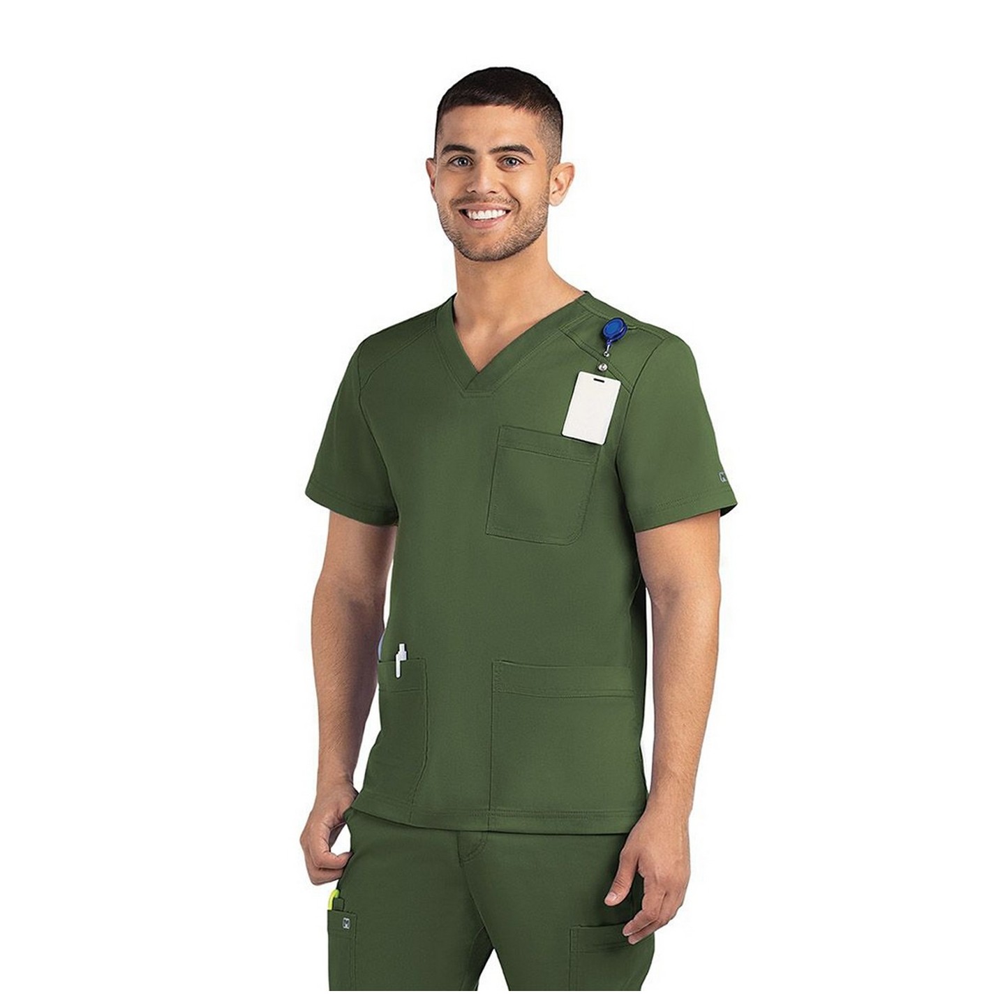 *FINAL SALE XS 5502 Matrix Men's 3 Pocket V-neck Top