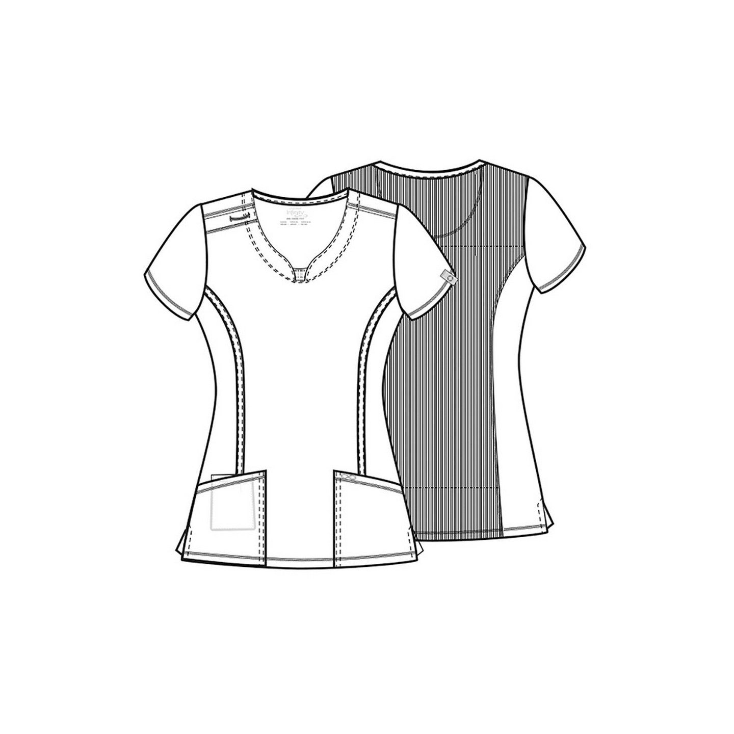 Round Neck Top - Cherokee Infinity - Antimicrobial