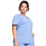 Round Neck Top - Cherokee Infinity - Antimicrobial