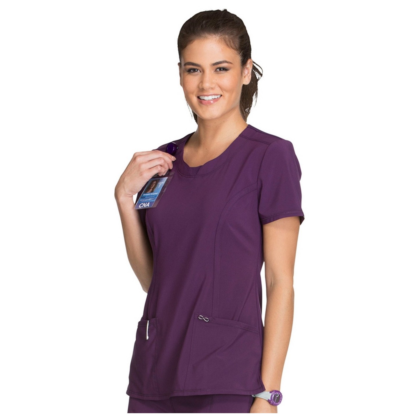 Top à col rond - Cherokee Infinity - Antimicrobien