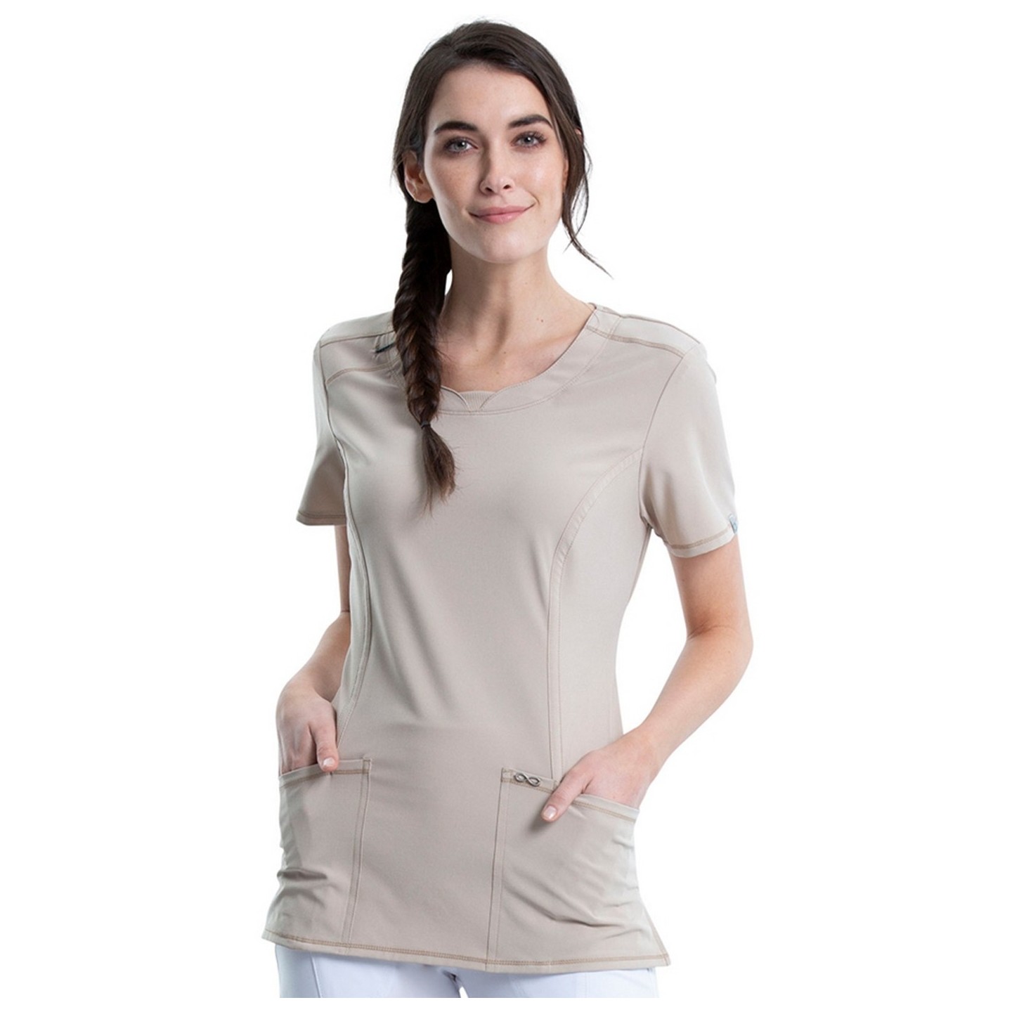 Round Neck Top - Cherokee Infinity - Antimicrobial