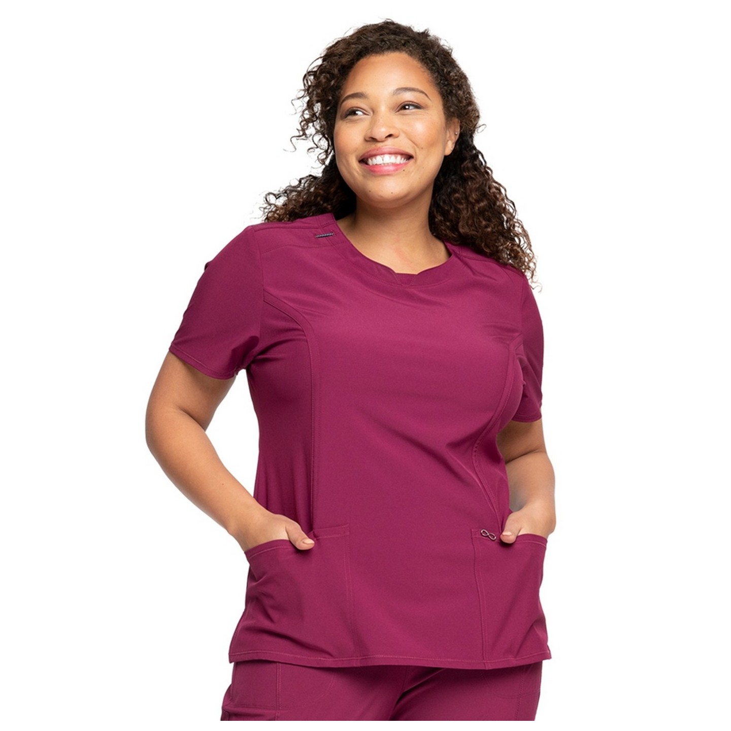 Top à col rond - Cherokee Infinity - Antimicrobien