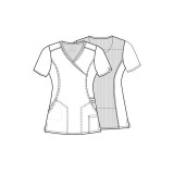 Top Mock Wrap - Cherokee Infinity - Antimicrobien