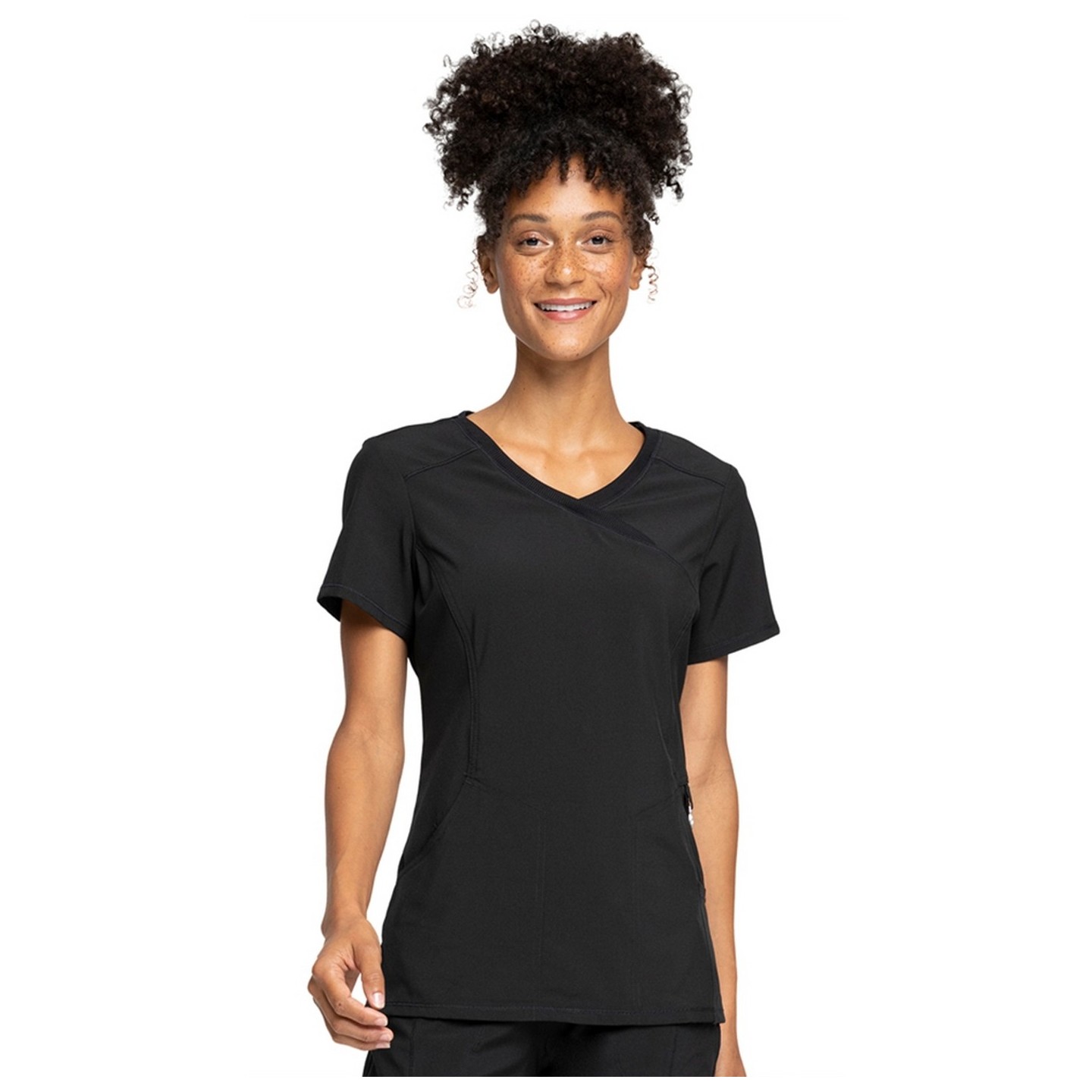 Top Mock Wrap - Cherokee Infinity - Antimicrobien