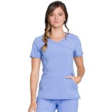 Mock Wrap Top - Cherokee Infinity - Antimicrobial