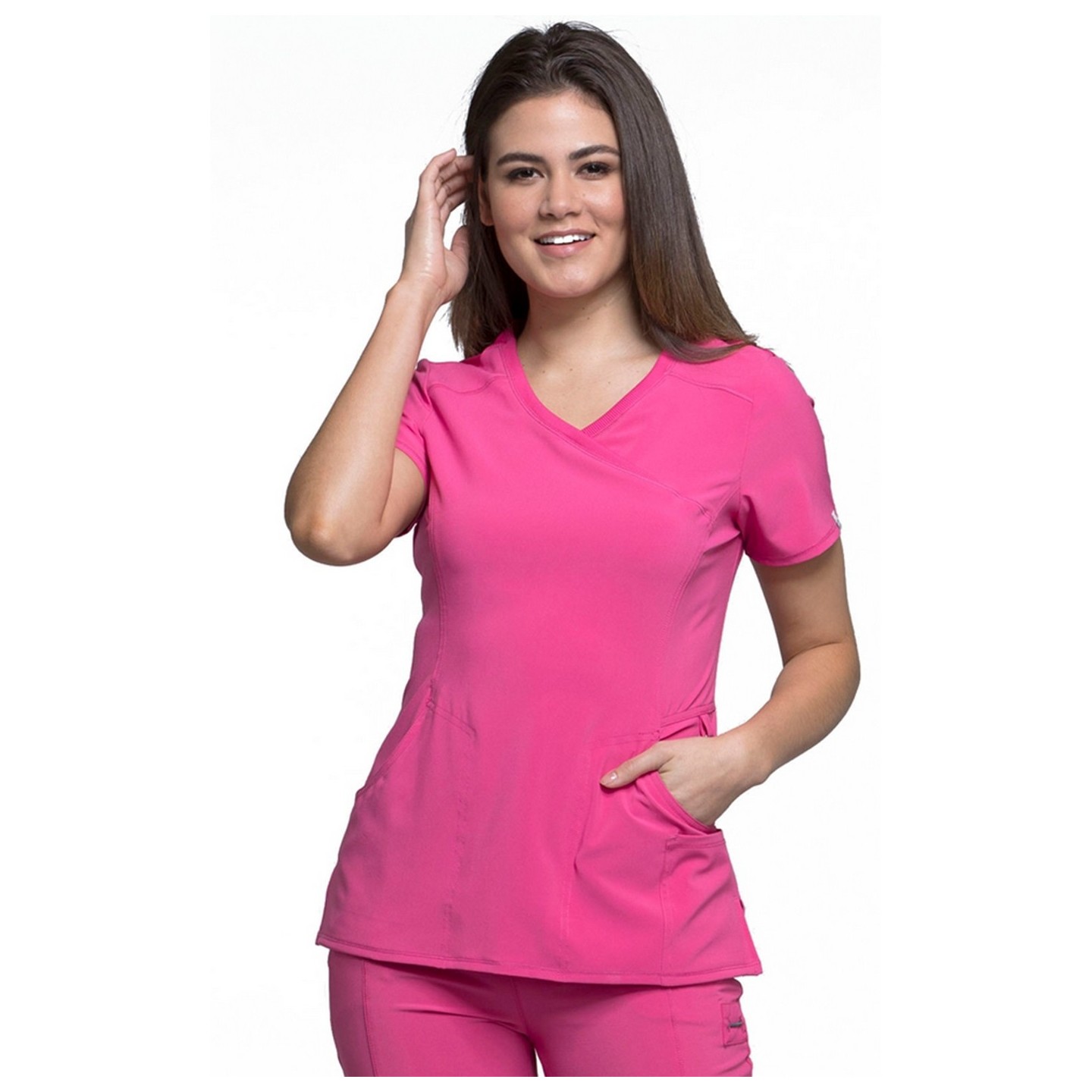 Top Mock Wrap - Cherokee Infinity - Antimicrobien