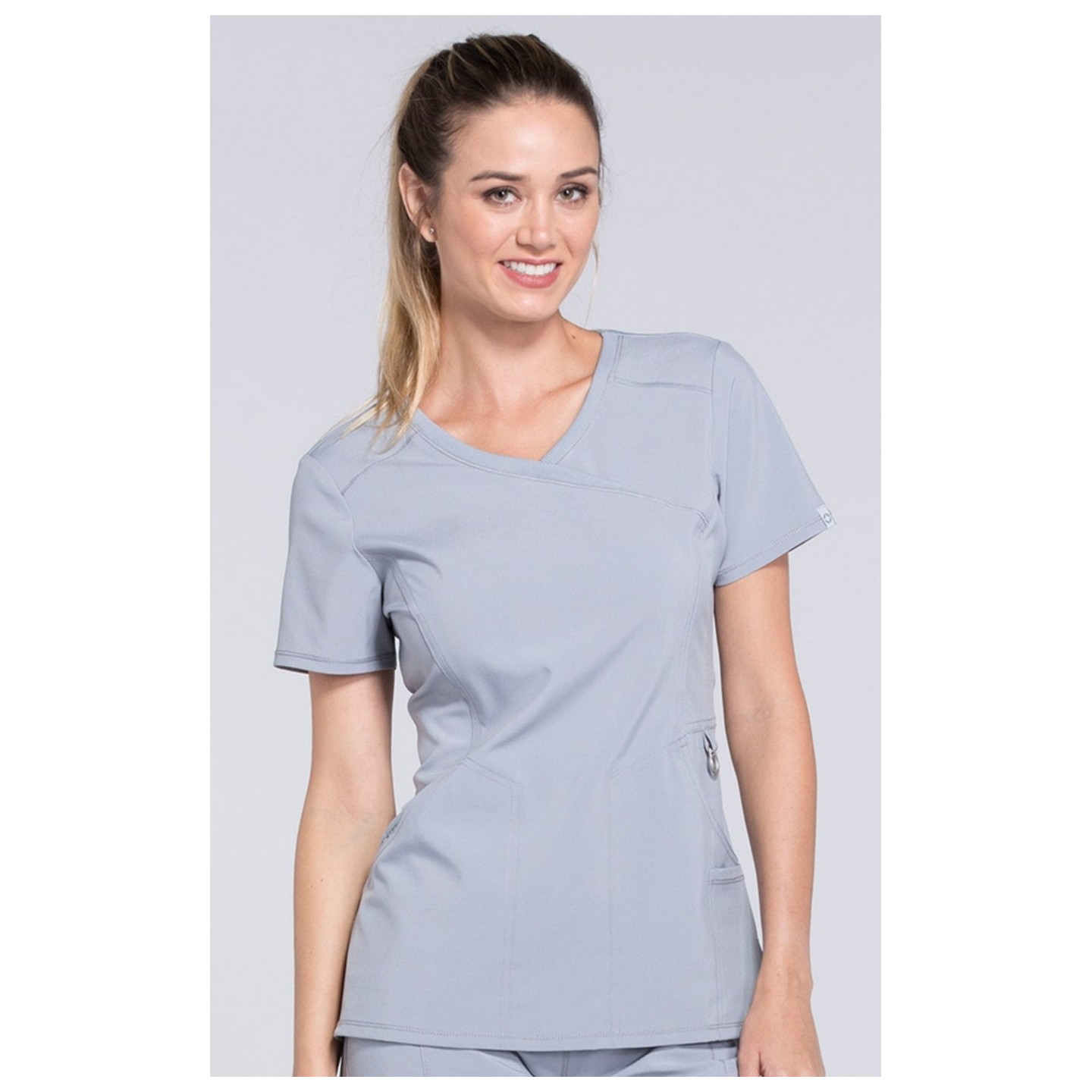 Mock Wrap Top - Cherokee Infinity - Antimicrobial