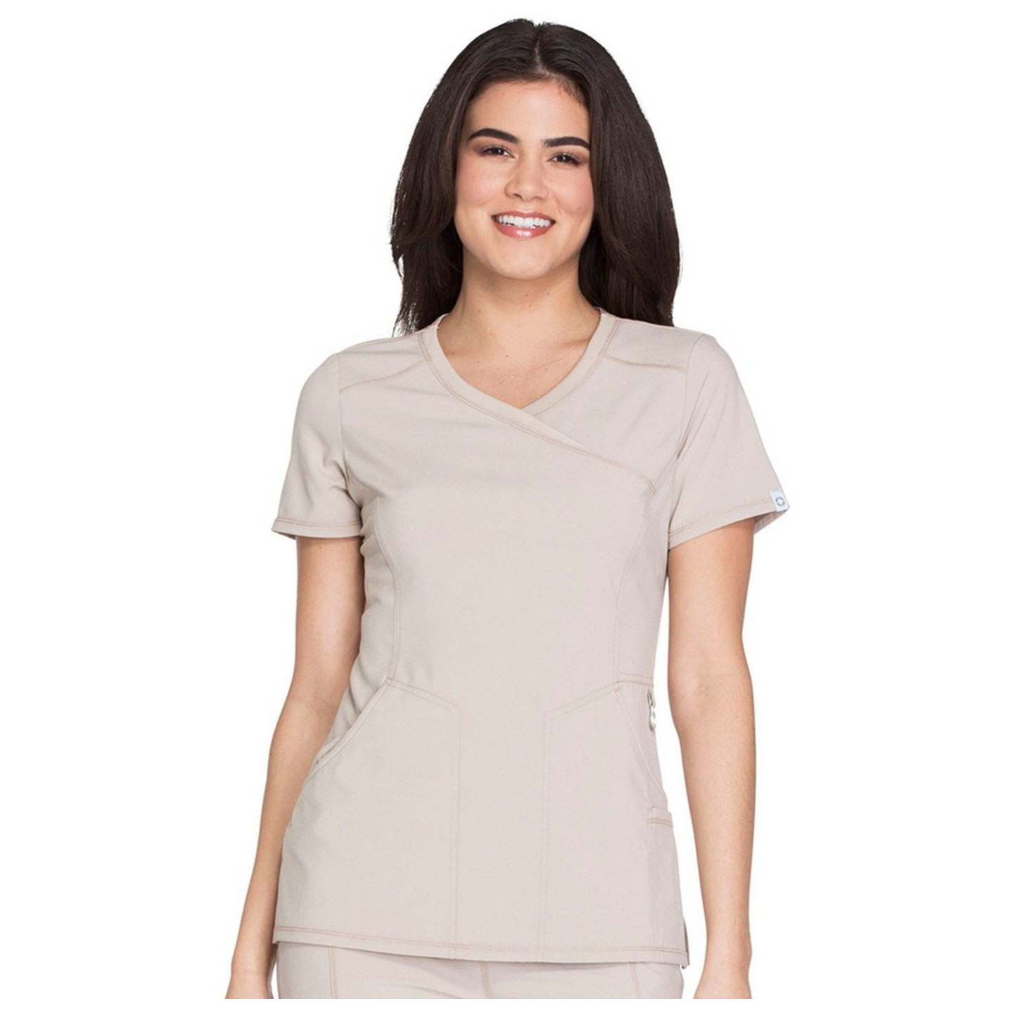 Mock Wrap Top - Cherokee Infinity - Antimicrobial