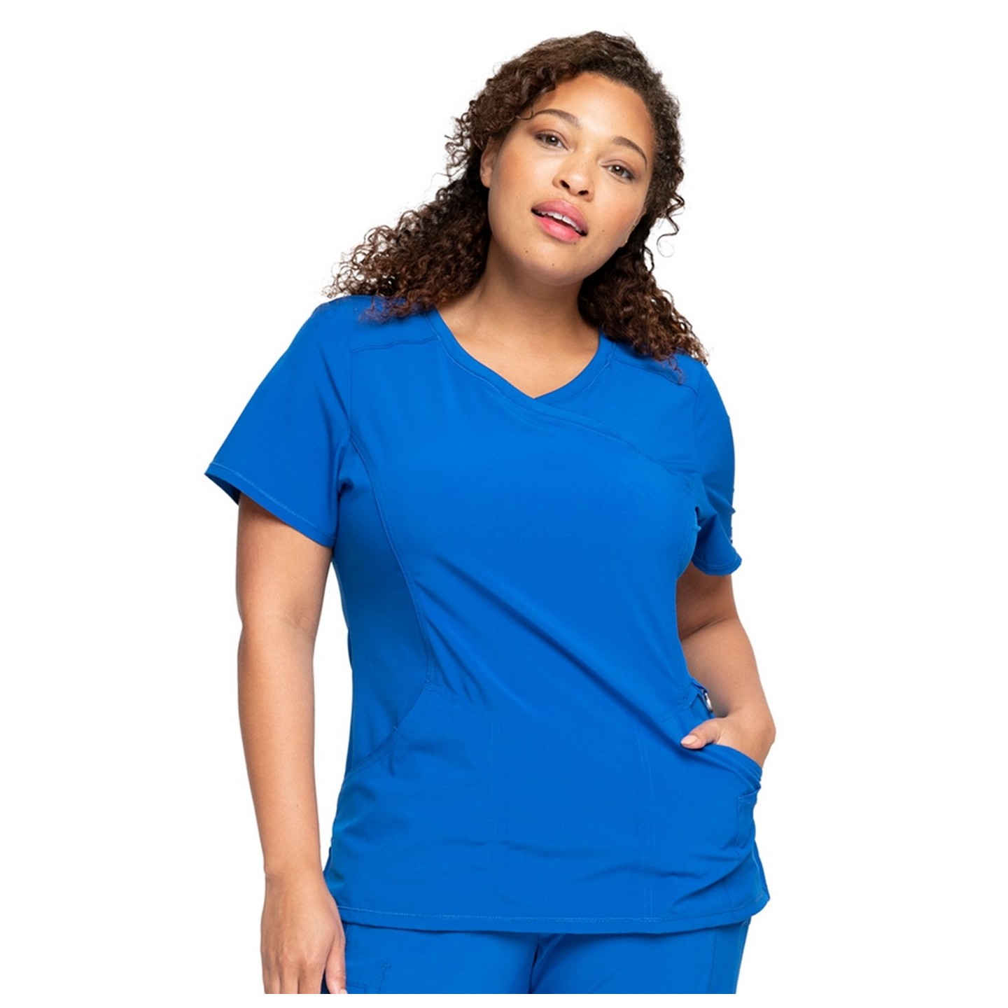 Mock Wrap Top - Cherokee Infinity - Antimicrobial