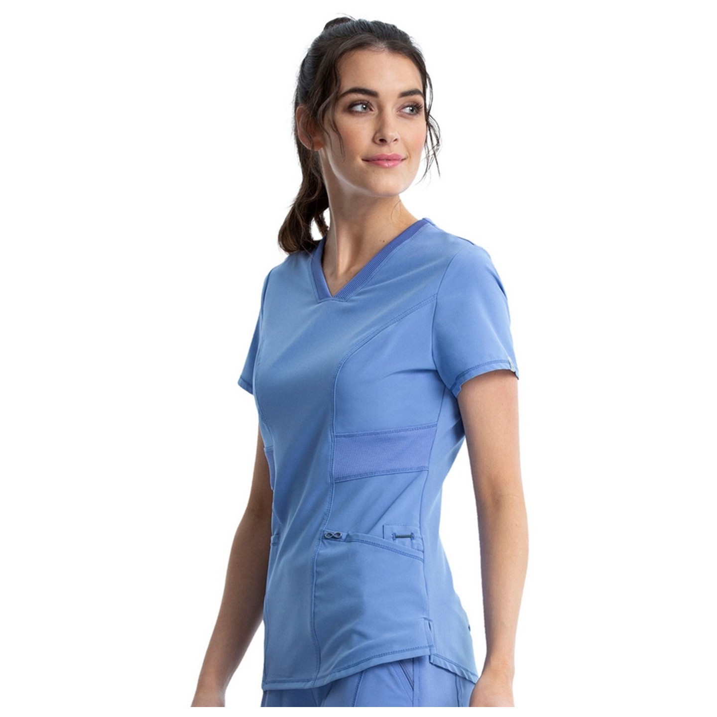 V-Neck Top - Cherokee Infinity - Antimicrobial