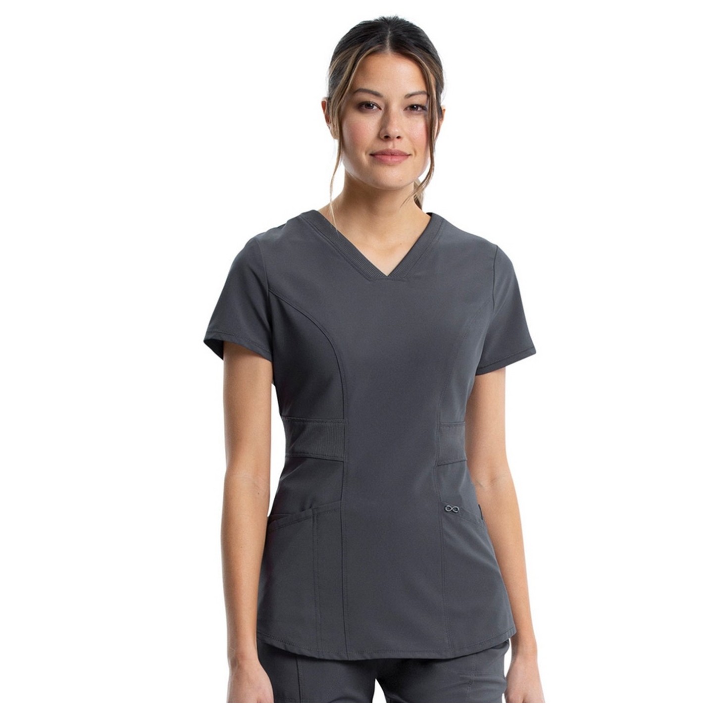 V-Neck Top - Cherokee Infinity - Antimicrobial