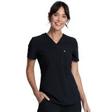 Tuckable V-Neck Top - Cherokee Infinity - Antimicrobial