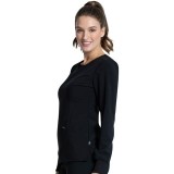 Long Sleeve Round Neck Top - Cherokee Infinity - Antimicrobial