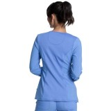 Long Sleeve Round Neck Top - Cherokee Infinity - Antimicrobial