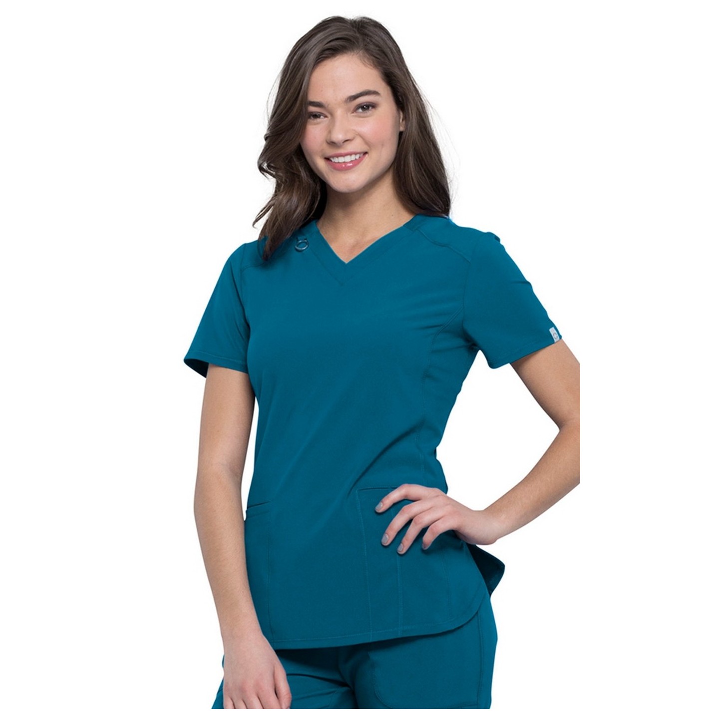 V-Neck Top - Cherokee Infinity - Antimicrobial