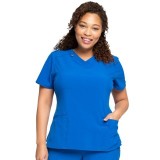 V-Neck Top - Cherokee Infinity - Antimicrobial