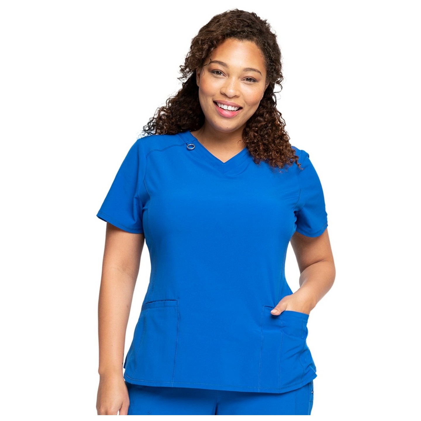 V-Neck Top - Cherokee Infinity - Antimicrobial