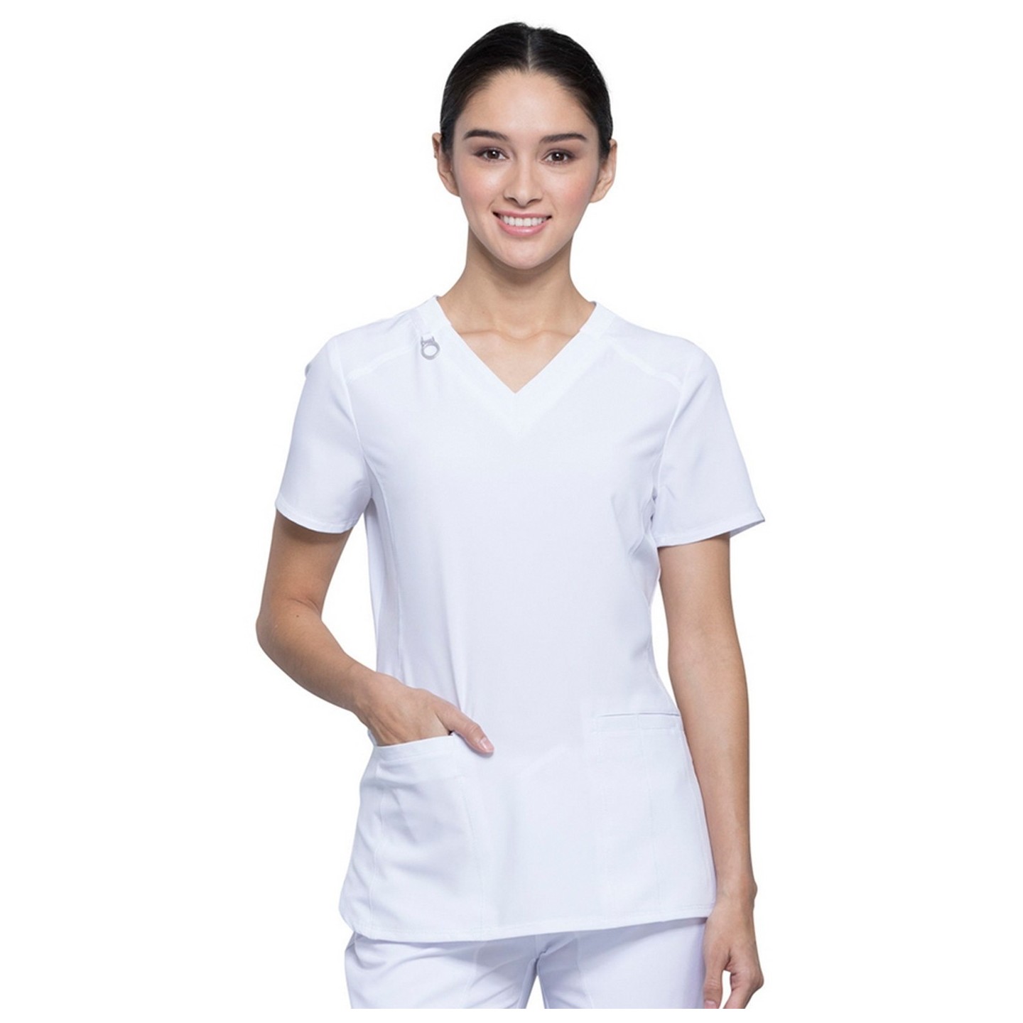 V-Neck Top - Cherokee Infinity - Antimicrobial