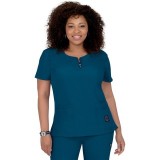 317 Koi Lite ™ Scrubs Serenity Double Zipper Top