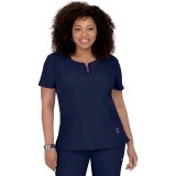 317 Koi Lite ™ Scrubs Serenity Double Zipper Top