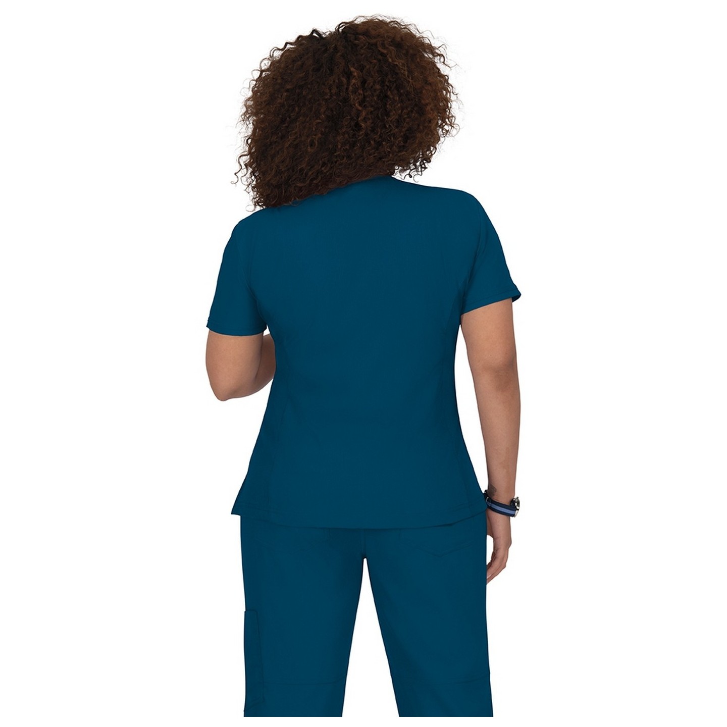 316 Koi Lite ™ Haut d’uniformes Philosophie Mock Wrap avec fermeture éclaire sur les  côtés