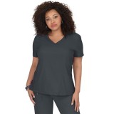316 Koi Lite™ Scrubs Philosophy Mock Wrap Side Zipper Top