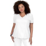 316 Koi Lite ™ Haut d’uniformes Philosophie Mock Wrap avec fermeture éclaire sur les  côtés