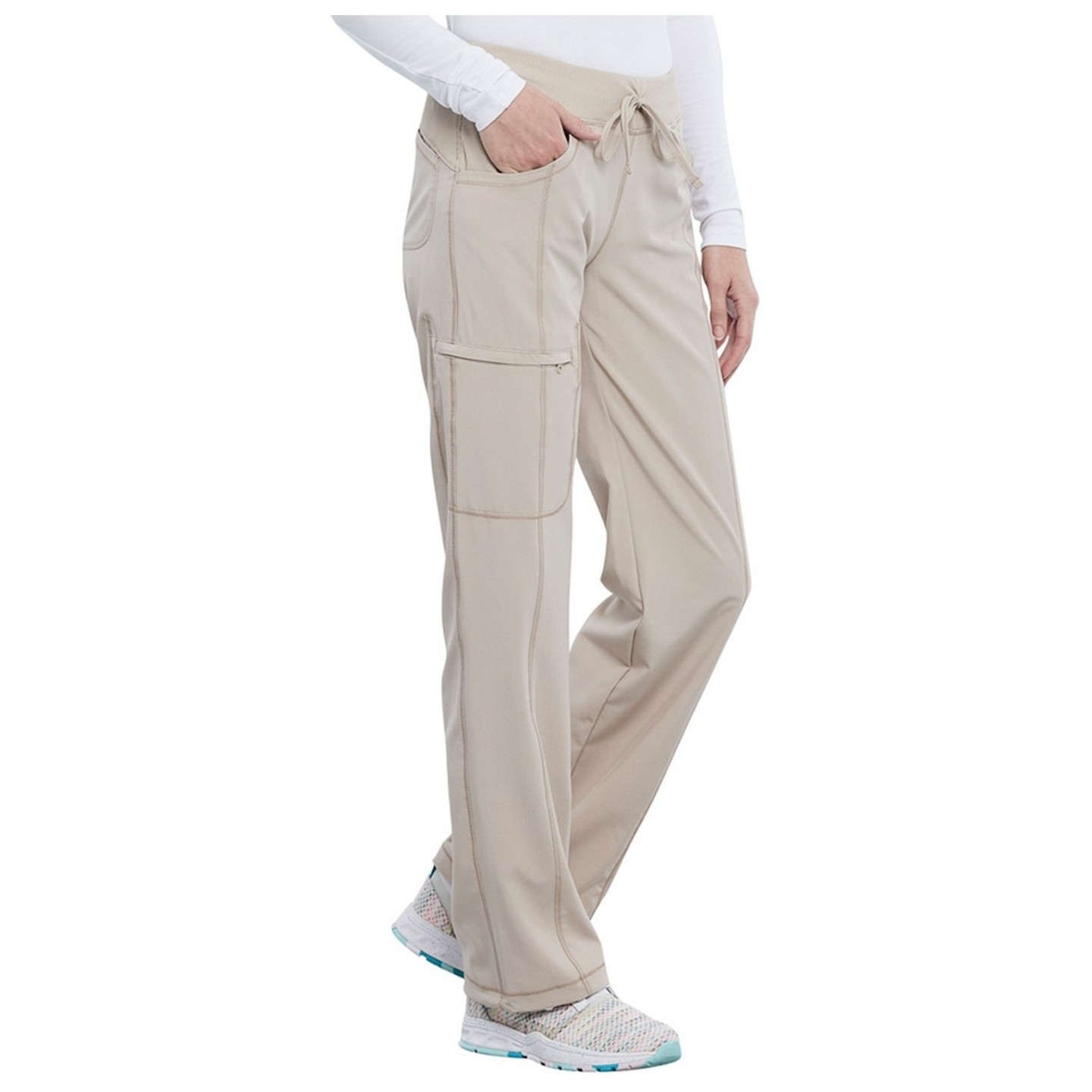 Pantalon droit avec cordon de serrage - Cherokee Infinity - Antimicrobien