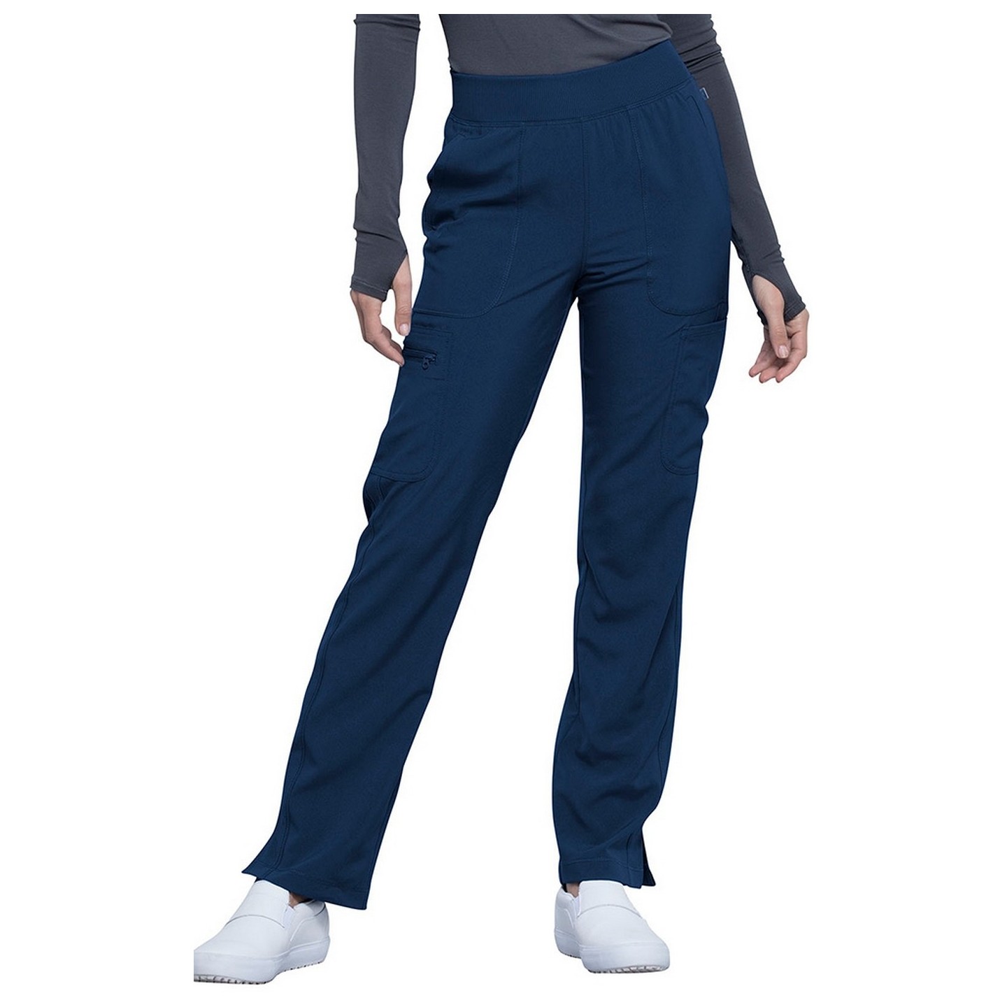 Mid Rise Tapered Leg Pull-on Pant - Cherokee Infinity - Antimicrobial