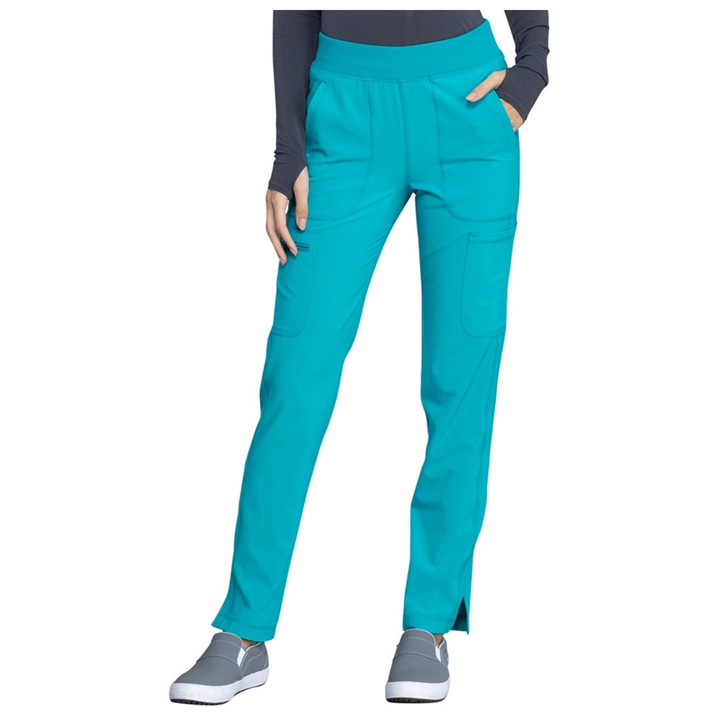 Mid Rise Tapered Leg Pull-on Pant - Cherokee Infinity - Antimicrobial