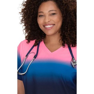 370PR Haut koi Lite - Peony Pink/Royal Blue/Navy Ombre