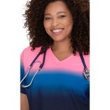 370PR Haut koi Lite - Peony Pink/Royal Blue/Navy Ombre