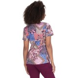 1090PR koi Stretch Haut Hali Mock Wrap Imprimé - Mariposa Bandana