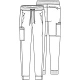 Men's Mid Rise Jogger - Cherokee Infinity - Antimicrobial