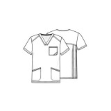 Men's V-Neck Top - Cherokee Infinity - Antimicrobial