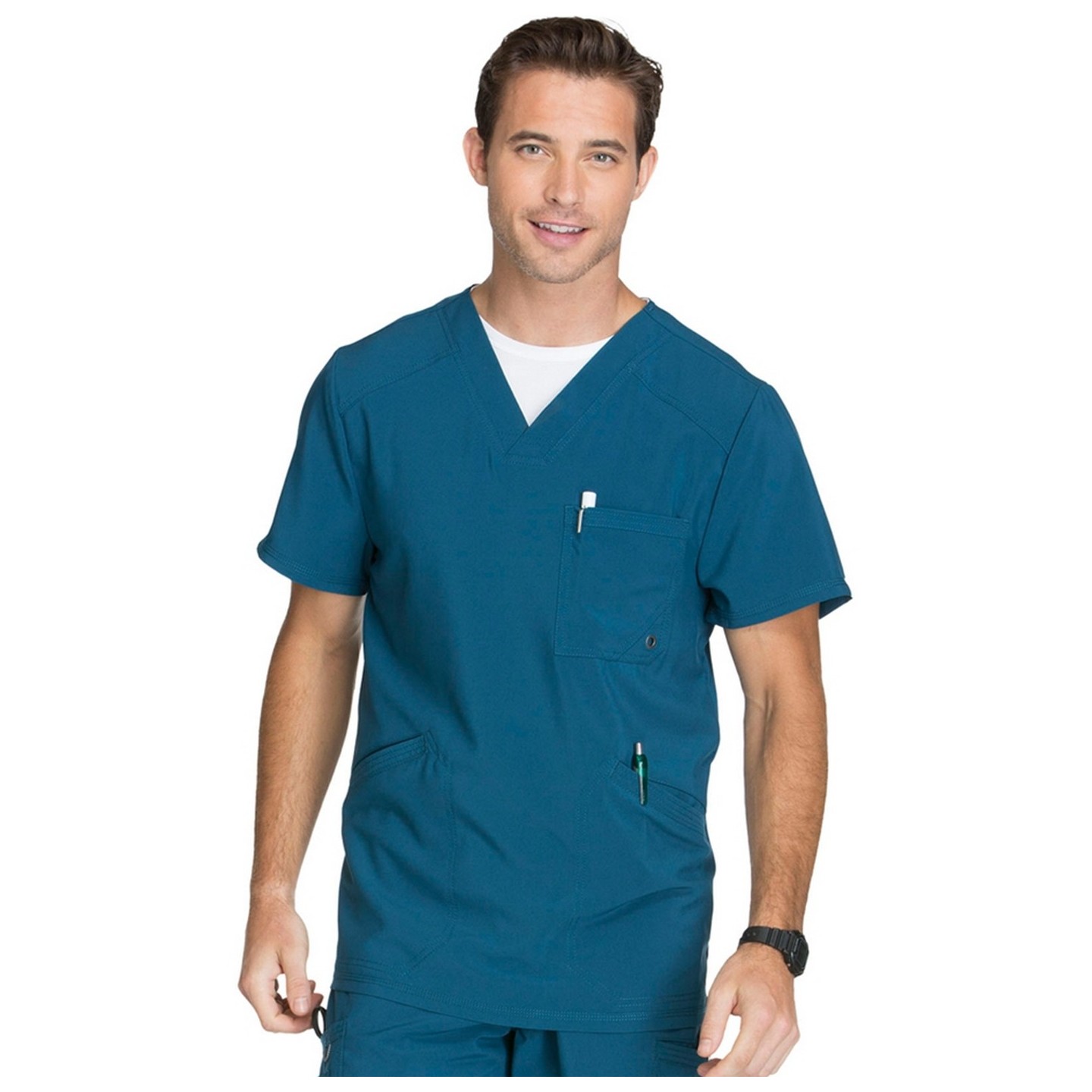Men's V-Neck Top - Cherokee Infinity - Antimicrobial