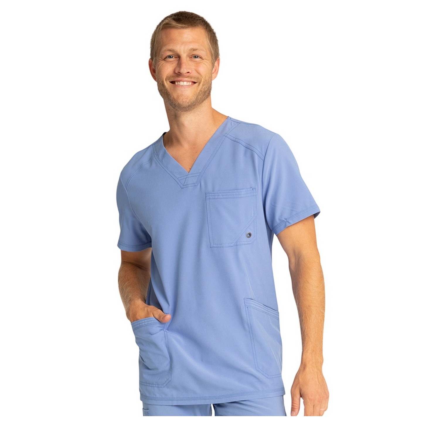 Top col V pour homme - Cherokee Infinity - Antimicrobien