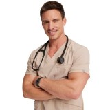 Top col V pour homme - Cherokee Infinity - Antimicrobien