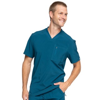 Men's Tuckable V-Neck Top - Cherokee Infinity - Antimicrobial