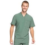 Men's Tuckable V-Neck Top - Cherokee Infinity - Antimicrobial