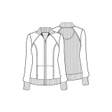 Veste à fermeture éclair sur le devant - Cherokee Infinity - Antimicrobien