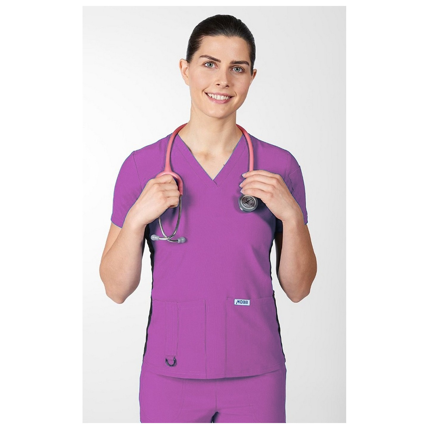T8020 The Rose - MOBB Mentality Scrub Top