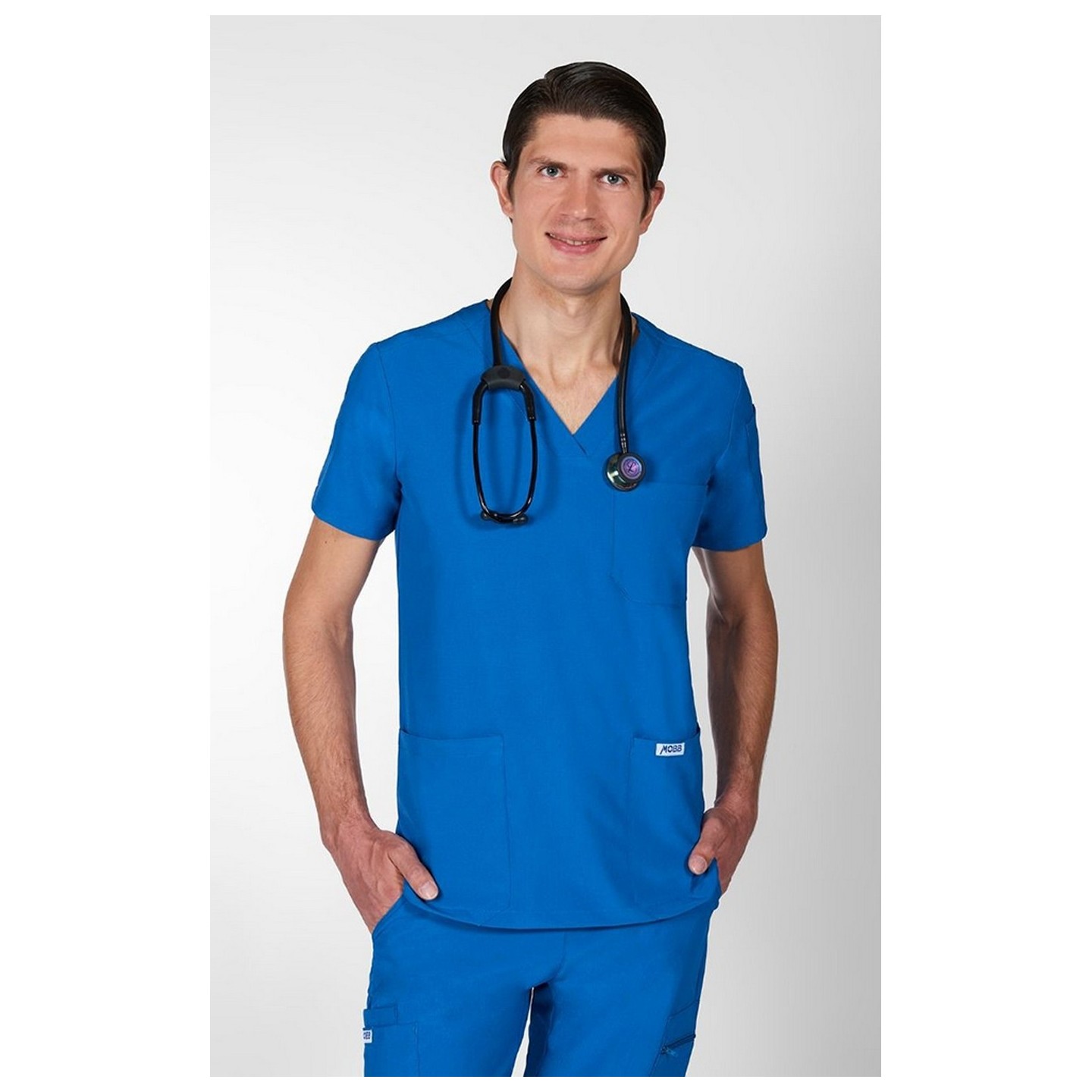 T7010 - The Alex  Men's/Unisex V-Neck Top with 3 Pockets