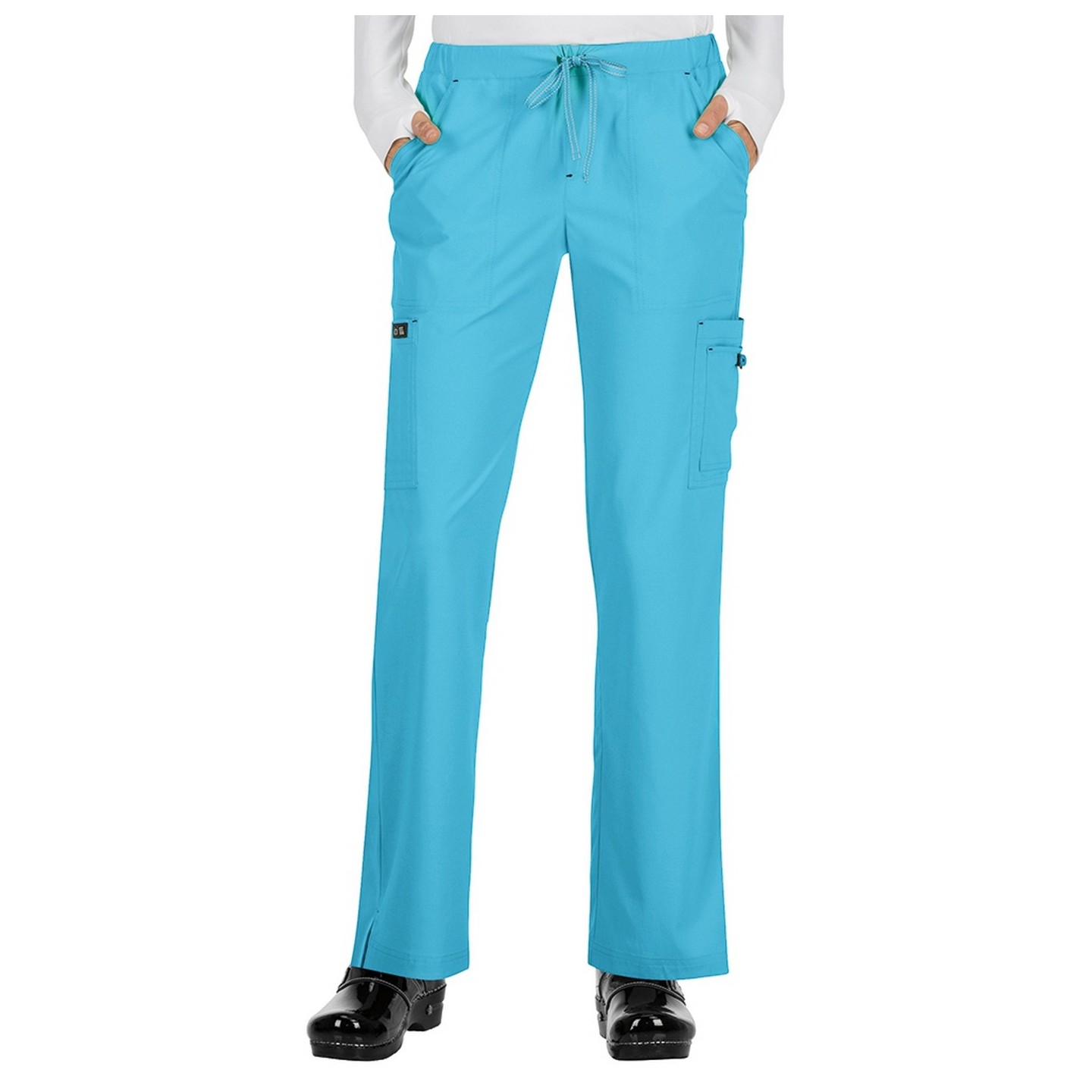 731P Petite koi Basics Pantalon Cargo Holly à Jambe Droite Holly