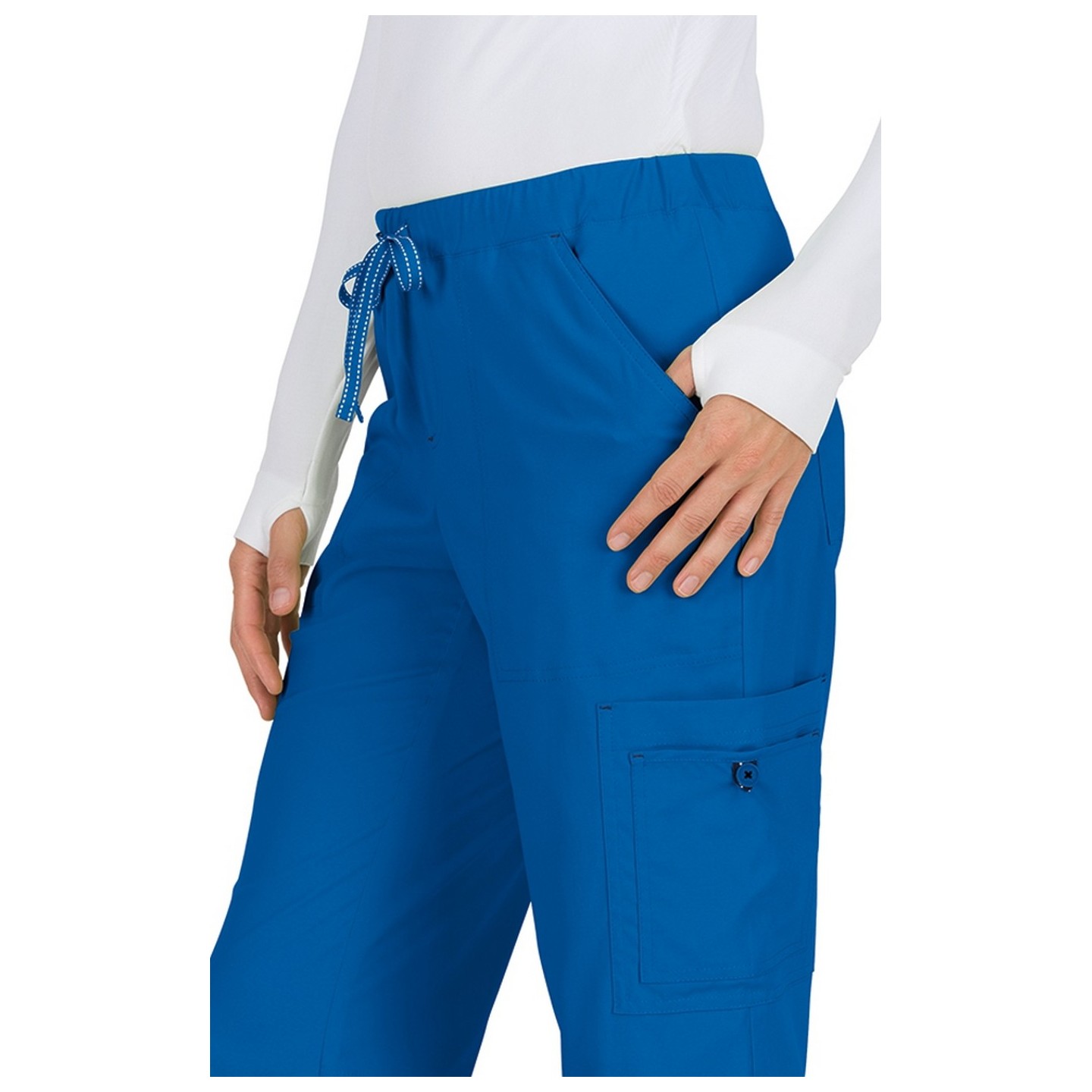 731P Petite koi Basics Pantalon Cargo Holly à Jambe Droite Holly