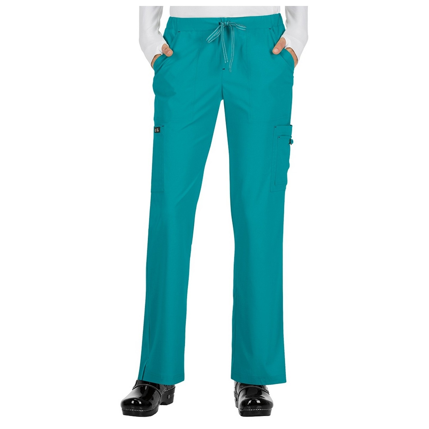 731P Petite koi Basics Pantalon Cargo Holly à Jambe Droite Holly