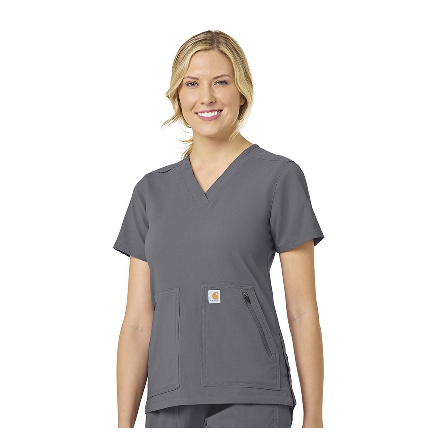 C12237 Carhartt Women's Rugged Flex Modern Fit 4-Pocket V-Neck Top