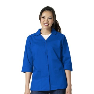 201 WonderWink WonderWORK Smock femme  ¾ avec manchette à rabat en option