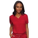 7448 Med Couture Touch Chest Pocket Top