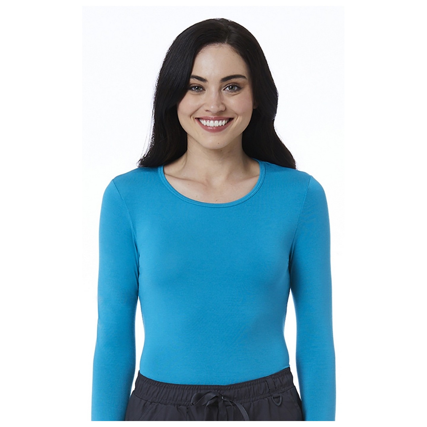 6709 Maevn COOLMAX Knit Women's Long Sleeve Under Scrub Tee